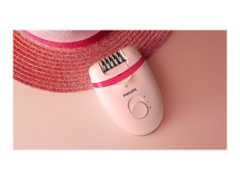 Philips | Corded Compact Epilator | BRE285/00 Satinelle Essential | White/Pink Philips | Corded Compact Epilator | BRE285/00 Satinelle Essential | White/Pink
