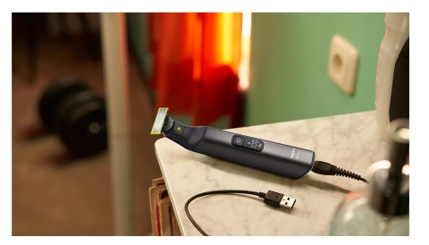 Philips | Hair trimmer, Face and Body | QP6652/61 OneBlade Pro 360 | Cordless | Wet & Dry | Number of length steps 20 | Grey/Bla Philips | Hair trimmer, Face and Body | QP6652/61 OneBlade Pro 360 | Cordless | Wet & Dry | Number of length steps 20 | Grey/Bla