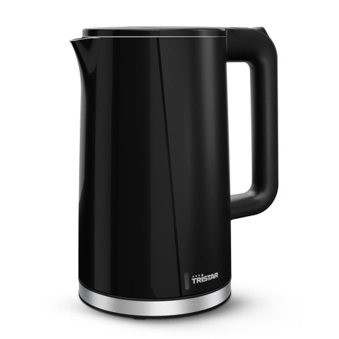 Tristar Double Walled Kettle | WK-3407 | Electric | 2200 W | 1.7 L | Plastic | 360° rotational base | Black Tristar Double Walled Kettle | WK-3407 | Electric | 2200 W | 1.7 L | Plastic | 360° rotational base | Black