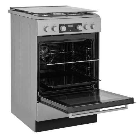 Whirlpool Cooker | WS5G8CHX/E/1 | Hob type Gas | Oven type Electric | Stainless steel | Width 50 cm | LED | Depth 60 cm | 60 L Whirlpool Cooker | WS5G8CHX/E/1 | Hob type Gas | Oven type Electric | Stainless steel | Width 50 cm | LED | Depth 60 cm | 60 L