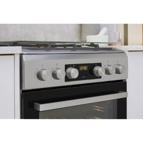 Whirlpool Cooker | WS5G8CHX/E/1 | Hob type Gas | Oven type Electric | Stainless steel | Width 50 cm | LED | Depth 60 cm | 60 L Whirlpool Cooker | WS5G8CHX/E/1 | Hob type Gas | Oven type Electric | Stainless steel | Width 50 cm | LED | Depth 60 cm | 60 L