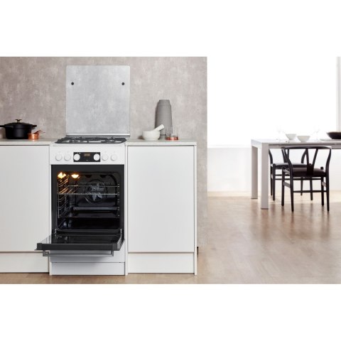 Whirlpool Cooker | WS5G8CHW/E/1 | Hob type Gas | Oven type Electric | White | Width 50 cm | LED | Depth 60 cm | 60 L Whirlpool Cooker | WS5G8CHW/E/1 | Hob type Gas | Oven type Electric | White | Width 50 cm | LED | Depth 60 cm | 60 L