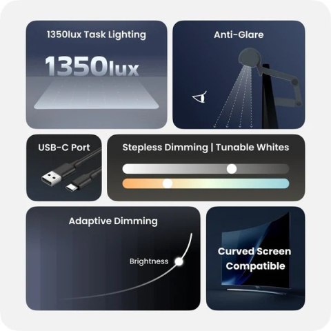 Yeelight Pura Monitor Light Bar | YLBGD-0109 | 5 W Yeelight Pura Monitor Light Bar | YLBGD-0109 | 5 W