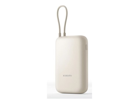 Xiaomi Power Bank (zintegrowany kabel) | 10000 mAh | Kabel USB-A/USB-C/USB-C | Tan Xiaomi Power Bank (zintegrowany kabel) | 10000 mAh | Kabel USB-A/USB-C/USB-C | Tan