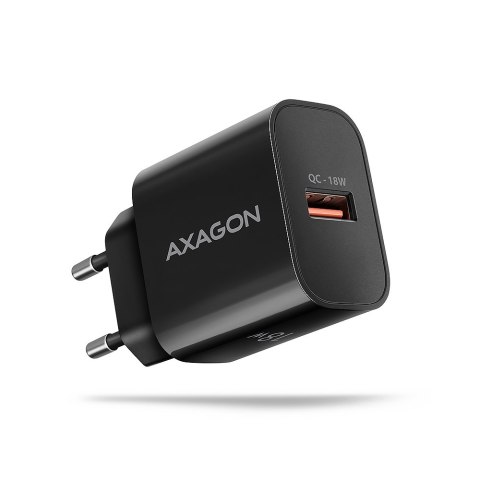 AXAGON Wallcharger 1x port USB-A, QC3.0/AFC/FCP/Apple, 18W | ACU-QC18 AXAGON Wallcharger 1x port USB-A, QC3.0/AFC/FCP/Apple, 18W | ACU-QC18