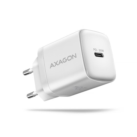 AXAGON Wallcharger 1x port USB-C, PD3.0 / PPS /QC4+/AFC/FCP/Apple, 20W | ACU-PD20W AXAGON Wallcharger 1x port USB-C, PD3.0 / PPS /QC4+/AFC/FCP/Apple, 20W | ACU-PD20W