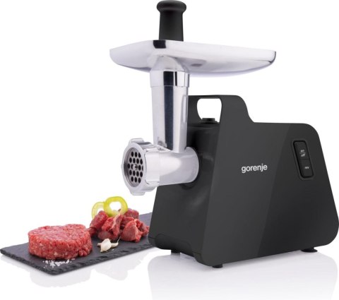 Gorenje Meat grinder | MG2001SB | Black/Stainless Steel | 2000 W | Number of speeds 1 | Throughput (kg/min) 2.6 Gorenje Meat grinder | MG2001SB | Black/Stainless Steel | 2000 W | Number of speeds 1 | Throughput (kg/min) 2.6