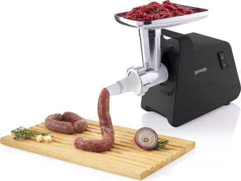 Gorenje Meat grinder | MG2001SB | Black/Stainless Steel | 2000 W | Number of speeds 1 | Throughput (kg/min) 2.6 Gorenje Meat grinder | MG2001SB | Black/Stainless Steel | 2000 W | Number of speeds 1 | Throughput (kg/min) 2.6