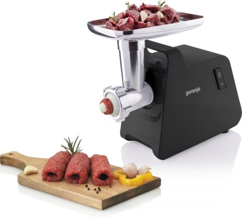 Gorenje Meat grinder | MG2001SB | Black/Stainless Steel | 2000 W | Number of speeds 1 | Throughput (kg/min) 2.6 Gorenje Meat grinder | MG2001SB | Black/Stainless Steel | 2000 W | Number of speeds 1 | Throughput (kg/min) 2.6