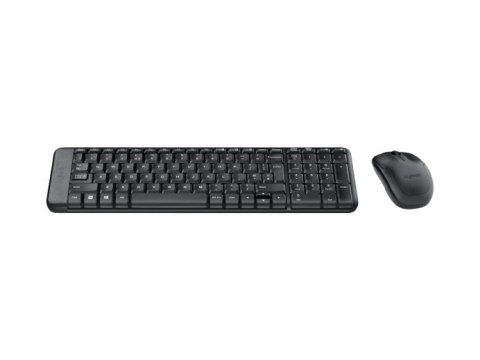 Logitech | Combo Wireless Keyboard and Mouse | MK220 | Keyboard and Mouse | Wireless | Mouse included | US | Black | N/A Logitech | Combo Wireless Keyboard and Mouse | MK220 | Keyboard and Mouse | Wireless | Mouse included | US | Black | N/A