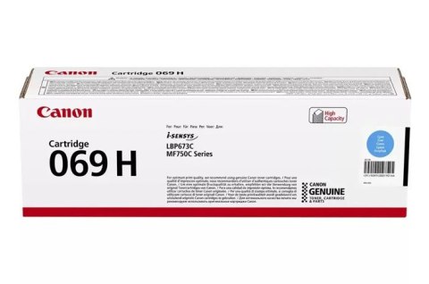 Oryginalny Toner Cyan Canon i-SENSYS MF752, MF754, LBP673 (CRG069H, CRG-069H, 5097C002) Oryginalny Toner Cyan Canon i-SENSYS MF752, MF754, LBP673 (CRG069H, CRG-069H, 5097C002)