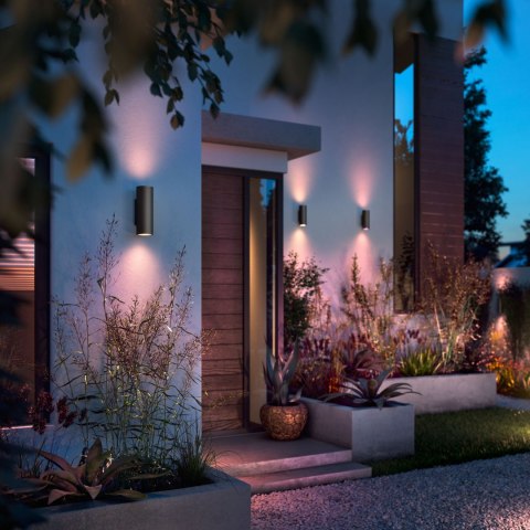 Philips Hue WCA Appear Outdoor Wall Lantern, Black | Philips Hue Philips Hue WCA Appear Outdoor Wall Lantern, Black | Philips Hue