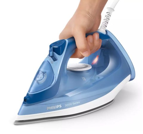 Philips Iron DST3031/20 Steam Iron 2400 W Water tank capacity 300 ml Continuous steam 40 g/min Steam boost performance 180 g/min Philips Iron DST3031/20 Steam Iron 2400 W Water tank capacity 300 ml Continuous steam 40 g/min Steam boost performance 180 g/min