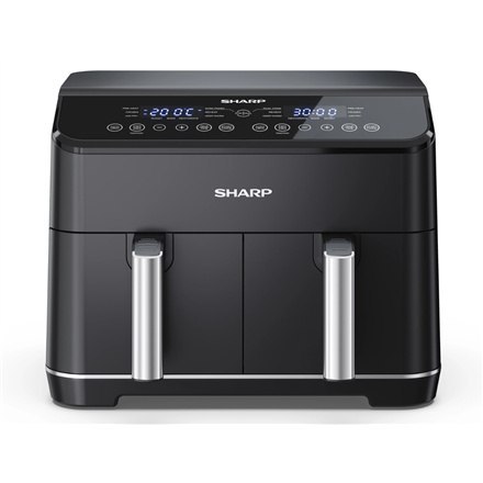 Sharp | Air Fryer | AF-GD82AE-B | Power 1800 W | Capacity 8 L | Black Sharp | Air Fryer | AF-GD82AE-B | Power 1800 W | Capacity 8 L | Black