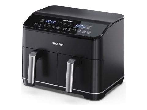 Sharp | Air Fryer | AF-GD82AE-B | Power 1800 W | Capacity 8 L | Black Sharp | Air Fryer | AF-GD82AE-B | Power 1800 W | Capacity 8 L | Black