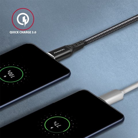AXAGON Data and charging cable, 1.5 m | BUCM-AM15AB | USB Type-C to USB Type-A