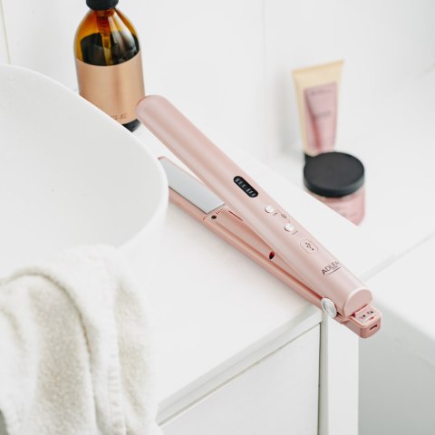 Adler Cordless Hair Straightener | AD 2327 | Ceramic heating system | Display LED | Temperature (min) 160 °C | Temperature (max) Adler Cordless Hair Straightener | AD 2327 | Ceramic heating system | Display LED | Temperature (min) 160 °C | Temperature (max)