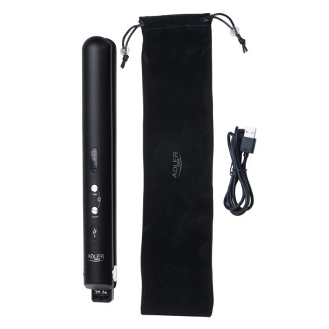 Adler Cordless Hair Straightener | AD 2327 | Ceramic heating system | Display LED | Temperature (min) 160 °C | Temperature (max) Adler Cordless Hair Straightener | AD 2327 | Ceramic heating system | Display LED | Temperature (min) 160 °C | Temperature (max)