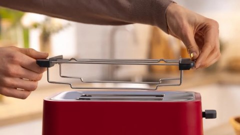 Bosch Compact Toaster | TAT3M124 MyMoment | Number of slots 2 | Housing material Plastic | Red Bosch Compact Toaster | TAT3M124 MyMoment | Number of slots 2 | Housing material Plastic | Red