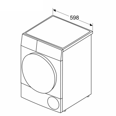 Bosch Dryer Machine with Heat Pump | WQG245DXSN | Energy efficiency class A+++ | Front loading | 9 kg | Condensation | LCD | Dep Bosch Dryer Machine with Heat Pump | WQG245DXSN | Energy efficiency class A+++ | Front loading | 9 kg | Condensation | LCD | Dep