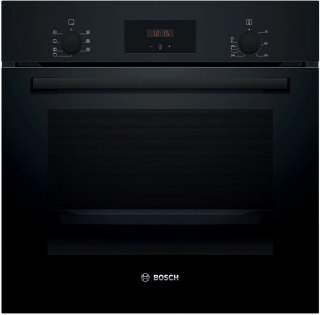 Bosch Oven | HBF133BA1 | 66 L | Electric | EcoClean | Knobs | Height 59.5 cm | Width 59.4 cm | Black