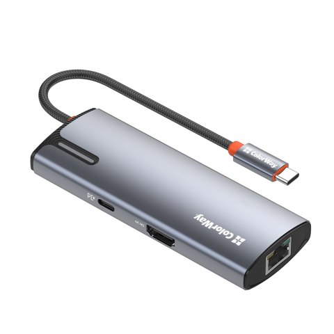 ColorWay 6-in-1 Docking Station | CW-HUB02 | 100 W ColorWay 6-in-1 Docking Station | CW-HUB02 | 100 W