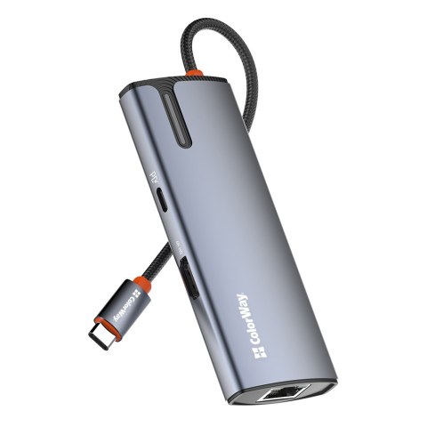 ColorWay 6-in-1 Docking Station | CW-HUB02 | 100 W ColorWay 6-in-1 Docking Station | CW-HUB02 | 100 W