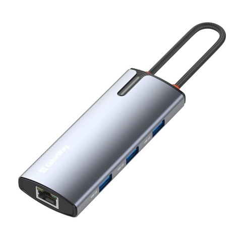 ColorWay 6-in-1 Docking Station | CW-HUB02 | 100 W ColorWay 6-in-1 Docking Station | CW-HUB02 | 100 W
