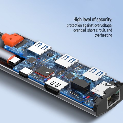 ColorWay 6-in-1 Docking Station | CW-HUB02 | 100 W ColorWay 6-in-1 Docking Station | CW-HUB02 | 100 W