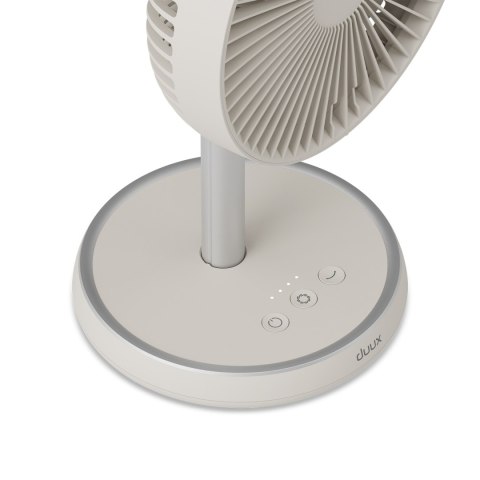 Duux Fan | Rize Flex | Stand Fan | Greige | Diameter 21 cm | Number of speeds 4 | Oscillation | 10 W | No Duux Fan | Rize Flex | Stand Fan | Greige | Diameter 21 cm | Number of speeds 4 | Oscillation | 10 W | No