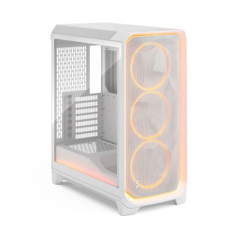 Fractal Design Meshify 3 | Ambience Pro RGB White TG Clear Tint | ATX | Power supply included No Fractal Design Meshify 3 | Ambience Pro RGB White TG Clear Tint | ATX | Power supply included No