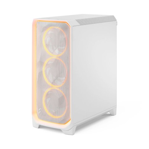 Fractal Design Meshify 3 | Ambience Pro RGB White TG Clear Tint | ATX | Power supply included No Fractal Design Meshify 3 | Ambience Pro RGB White TG Clear Tint | ATX | Power supply included No