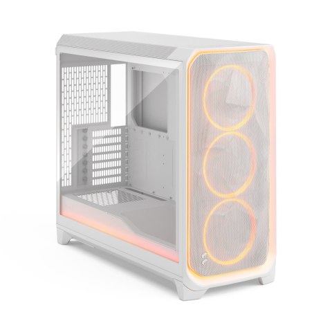 Fractal Design Meshify 3 XL | Ambience Pro RGB White TG Clear Tint | ATX | Power supply included No Fractal Design Meshify 3 XL | Ambience Pro RGB White TG Clear Tint | ATX | Power supply included No