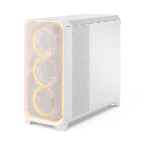 Fractal Design Meshify 3 XL | Ambience Pro RGB White TG Clear Tint | ATX | Power supply included No Fractal Design Meshify 3 XL | Ambience Pro RGB White TG Clear Tint | ATX | Power supply included No