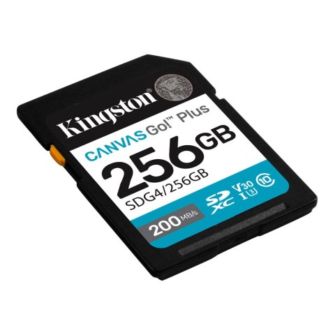 Kingston | Canvas Go! Plus | 256 GB | SD | Flash memory class Class 10, UHS-I, U3, V30 Kingston | Canvas Go! Plus | 256 GB | SD | Flash memory class Class 10, UHS-I, U3, V30