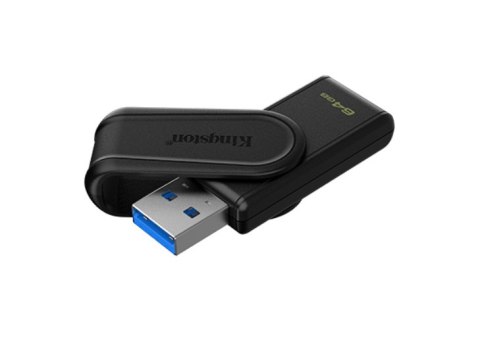Kingston USB Flash Drive | DataTraveler Exodia S | 64 GB | USB 3.2 Gen 1 | Black Kingston USB Flash Drive | DataTraveler Exodia S | 64 GB | USB 3.2 Gen 1 | Black