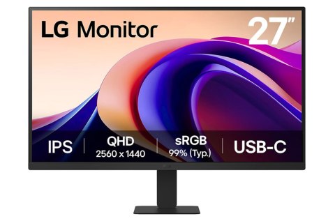 LG 27U631A-B 27" QHD,16:9, 2560x1440, 250cd/m2, 5ms/HDMI, USB-C LG 27U631A-B 27" QHD,16:9, 2560x1440, 250cd/m2, 5ms/HDMI, USB-C