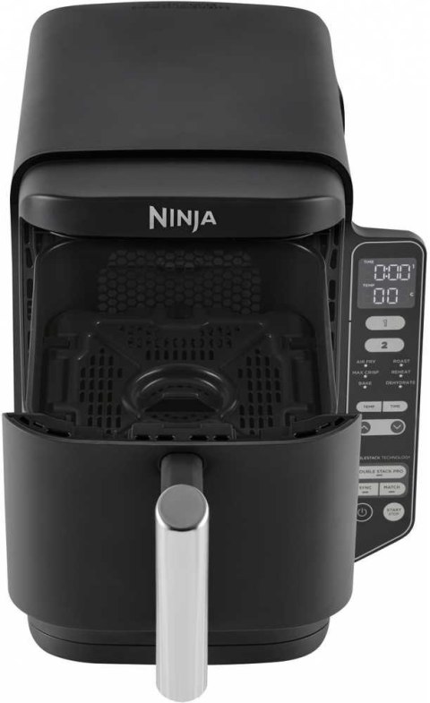NINJA Double Stack Vertical Air Fryer with 2 Stacking Drawers | SL300EU | Power 2470 W | Capacity 7.6 L | Black NINJA Double Stack Vertical Air Fryer with 2 Stacking Drawers | SL300EU | Power 2470 W | Capacity 7.6 L | Black