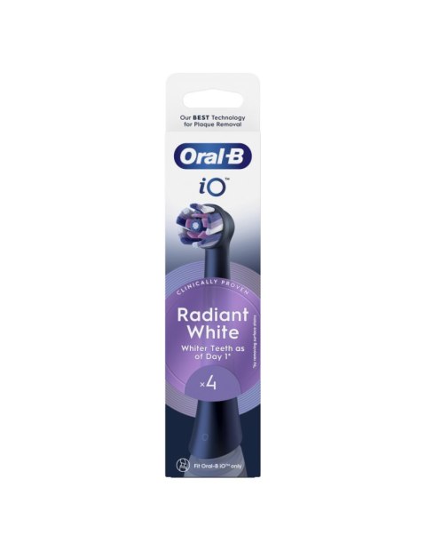 Oral-B Replaceable toothbrush heads | iO Whitening | Heads | For adults | Number of brush heads included 4 Oral-B Replaceable toothbrush heads | iO Whitening | Heads | For adults | Number of brush heads included 4