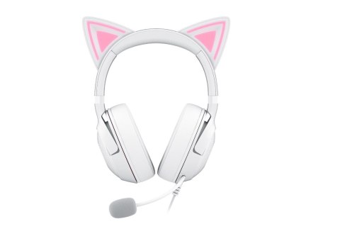 Razer Headset | Kraken Kitty V2 | Wired | Over-ear | Microphone | Noise canceling | White Razer Headset | Kraken Kitty V2 | Wired | Over-ear | Microphone | Noise canceling | White