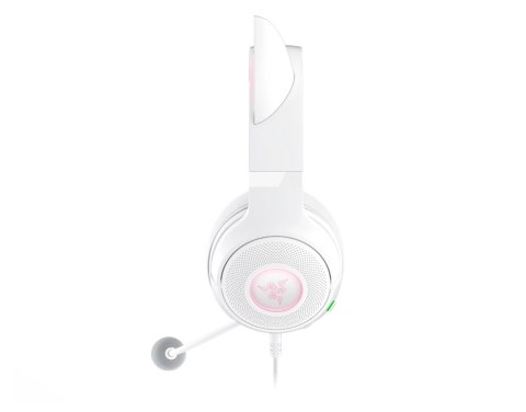 Razer Headset | Kraken Kitty V2 | Wired | Over-ear | Microphone | Noise canceling | White Razer Headset | Kraken Kitty V2 | Wired | Over-ear | Microphone | Noise canceling | White