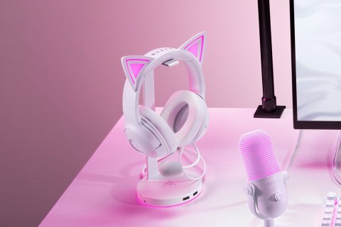 Razer Headset | Kraken Kitty V2 | Wired | Over-ear | Microphone | Noise canceling | White Razer Headset | Kraken Kitty V2 | Wired | Over-ear | Microphone | Noise canceling | White
