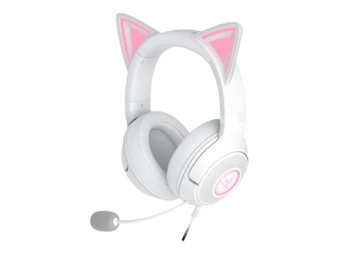 Razer Headset | Kraken Kitty V2 | Wired | Over-ear | Microphone | Noise canceling | White Razer Headset | Kraken Kitty V2 | Wired | Over-ear | Microphone | Noise canceling | White