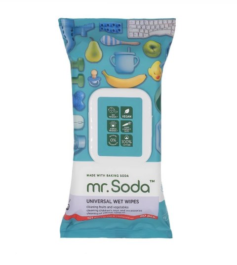 SODA mr. Soda Wet Wipes Universal 80 pcs | Soda SODA mr. Soda Wet Wipes Universal 80 pcs | Soda