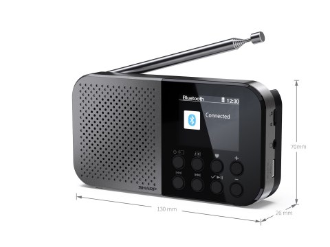 Sharp DR-P520(GY) OSAKA Pocket/Handheld Portable Digital Radio, Grey | Sharp Sharp DR-P520(GY) OSAKA Pocket/Handheld Portable Digital Radio, Grey | Sharp