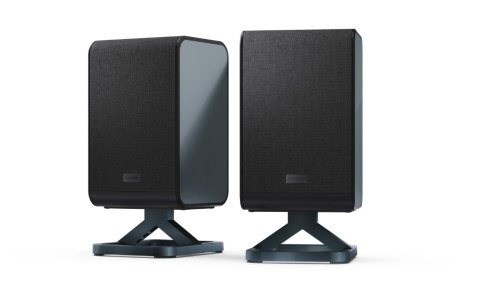 Sharp HT-SPR52021(BK) Q Soundbar 2.0.2 Wireless Rear Surround Speakers, Black | Sharp Sharp HT-SPR52021(BK) Q Soundbar 2.0.2 Wireless Rear Surround Speakers, Black | Sharp