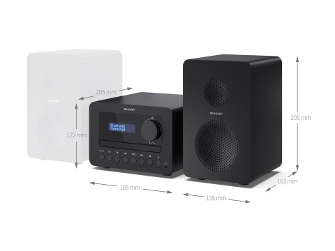 Sharp XL-B514(BK) TOKYO FM Hi-Fi Micro System, Black | Sharp Sharp XL-B514(BK) TOKYO FM Hi-Fi Micro System, Black | Sharp
