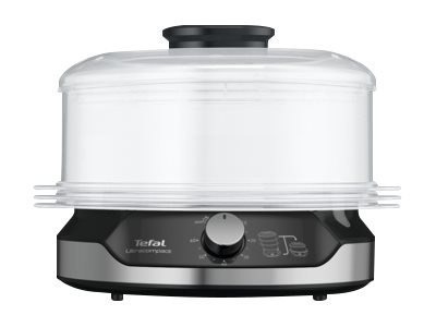 TEFAL Food Steamer VC204810 Ultracompact Black 800 W Capacity 9 L Number of baskets 3 TEFAL Food Steamer VC204810 Ultracompact Black 800 W Capacity 9 L Number of baskets 3