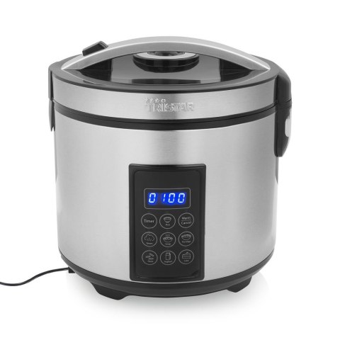 Tristar Digital Rice and Steam Cooker | RK-6138 | 900 W | 2.2 L | Number of programs 7 | Grey Tristar Digital Rice and Steam Cooker | RK-6138 | 900 W | 2.2 L | Number of programs 7 | Grey