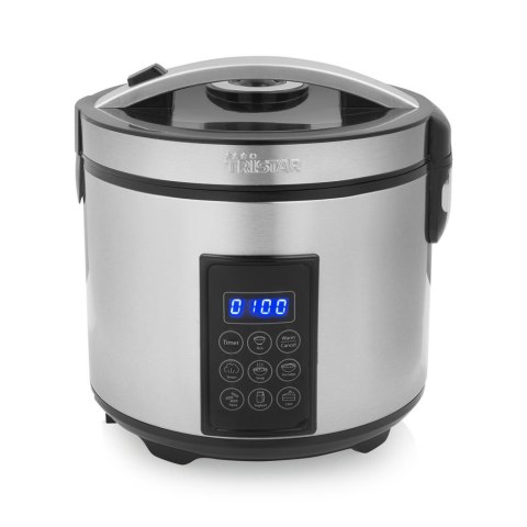 Tristar Digital Rice and Steam Cooker | RK-6138 | 900 W | 2.2 L | Number of programs 7 | Grey Tristar Digital Rice and Steam Cooker | RK-6138 | 900 W | 2.2 L | Number of programs 7 | Grey